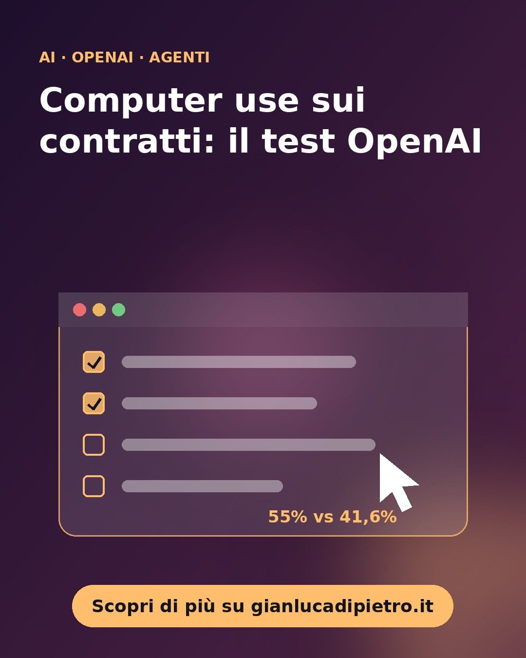 Computer use per i contratti: cosa insegna il test OpenAI–Ironclad sugli agenti