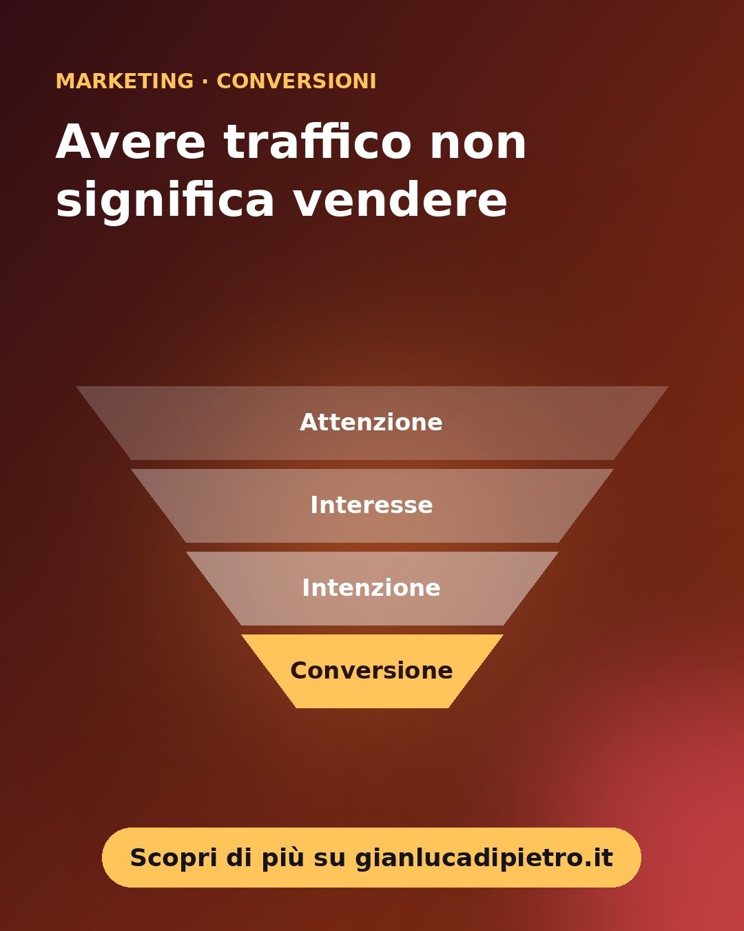 Avere traffico non significa vendere
